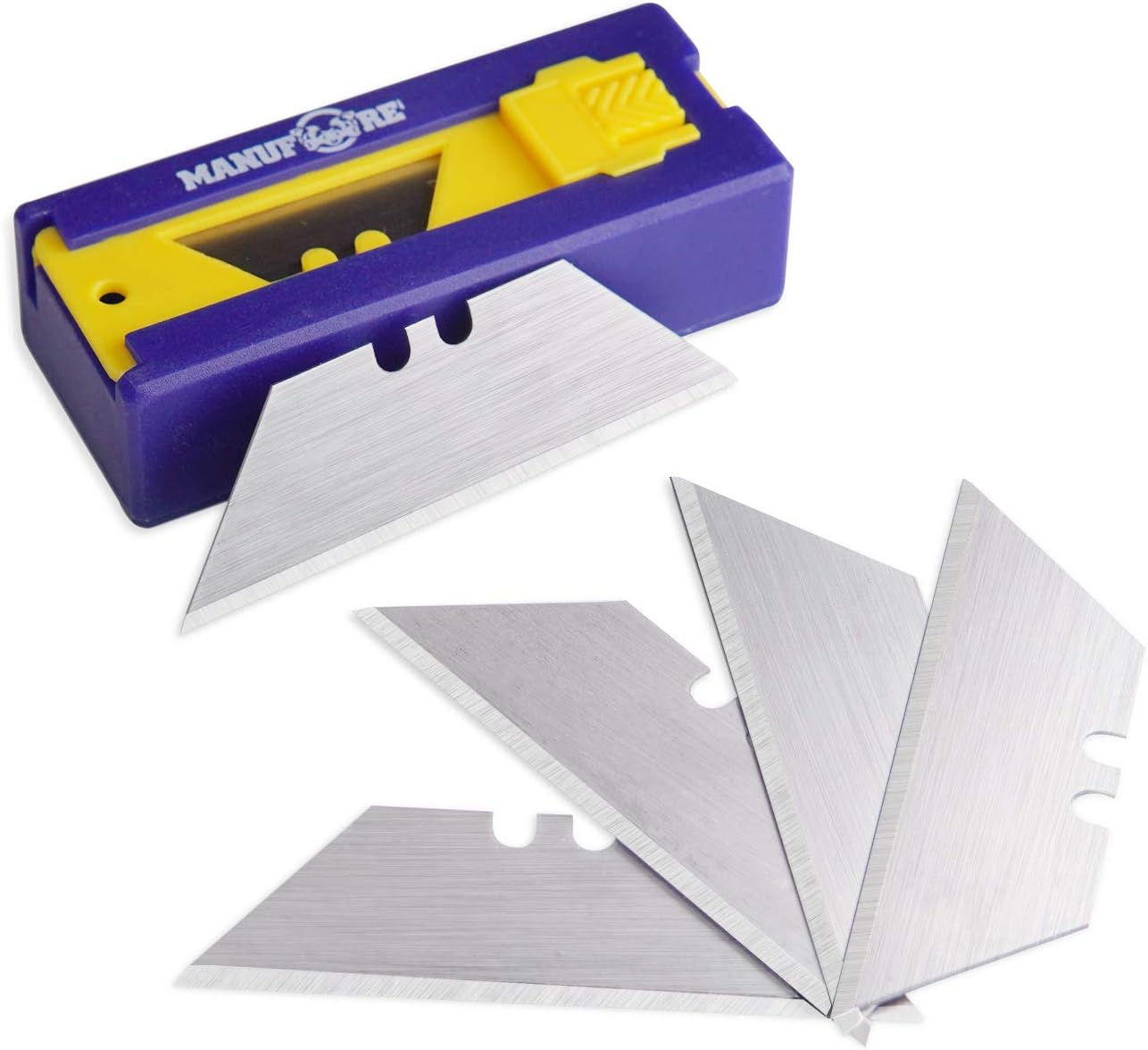 Cuchillas para cuchillos utilitarios dispensadores de cuchillas resistentes SK5 de acero 20 unidades