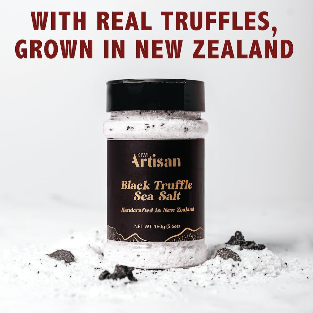 KIWI ARTISAN Paquete de condimentos de trufa negra y sal de trufa