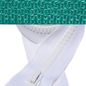 YKK Cremallera Vislon de 22 pulgadas, 5 separadores de plástico moldeado, peso medio por cada uno (color seleccionado) (verde pavo real – 877) YKK Cremallera Vislon de 22 pulgadas, 5 separadores de plástico moldeado, peso medio por cada uno (color seleccionado) (verde pavo real – 877)