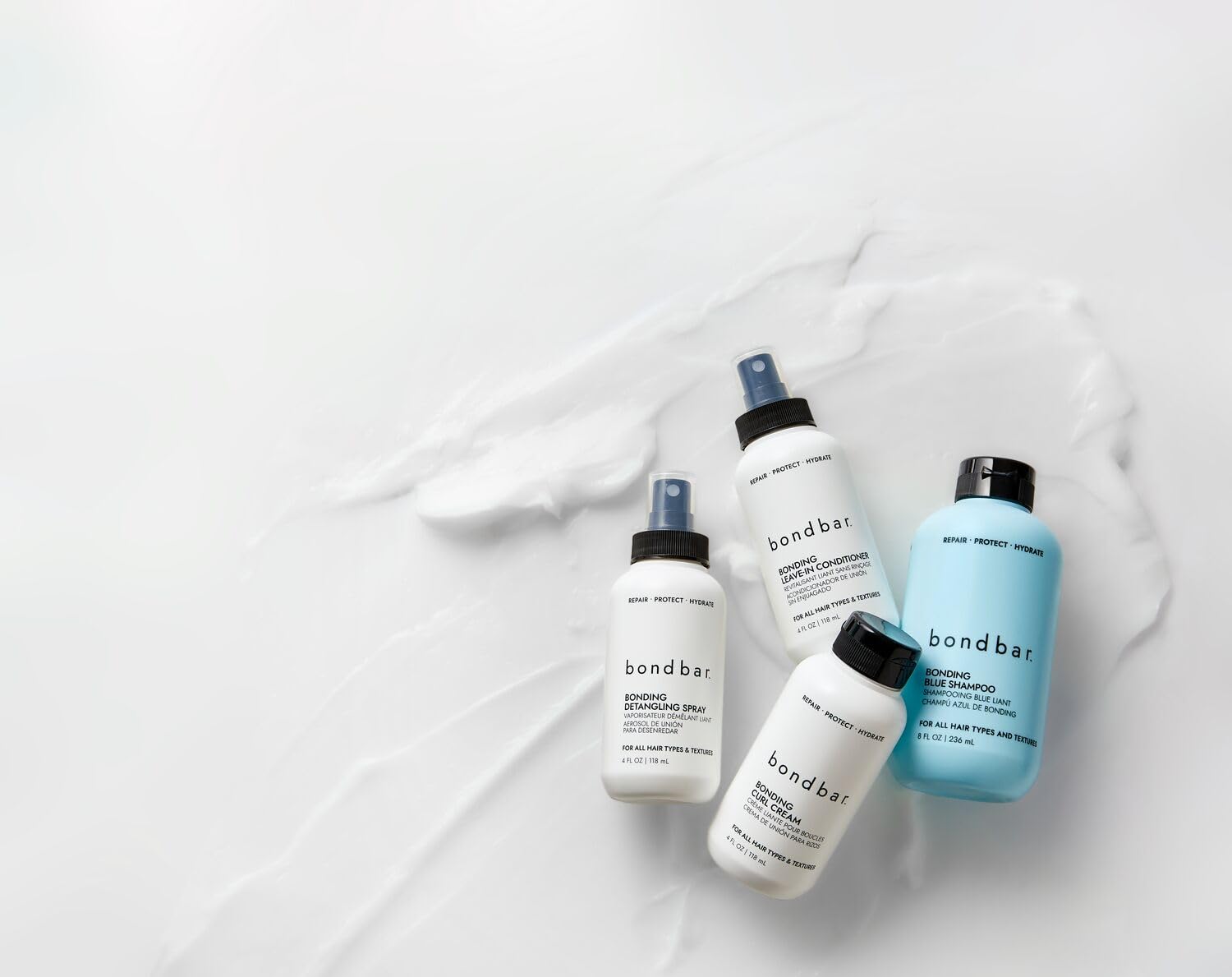 Bonding Blue Champú, Netraliza el cobrizo para morenas, hidratante, libre de crueldad, vegano, sin parabenos, 8 onzas