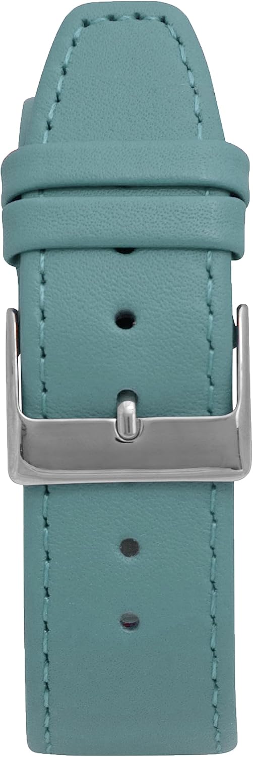 Bandini Correas de cuero para mujer para Apple Watch de 1.496 pulgadas, 1.575 pulgadas, 1.614 pulgadas para mujer, correa delgada de cuero iWatch