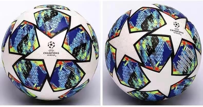 Kiehiu 2021 Champions League Football Fans Memorabilia Soccer Regular No. 4 Regalo de cumpleaños, talla 4