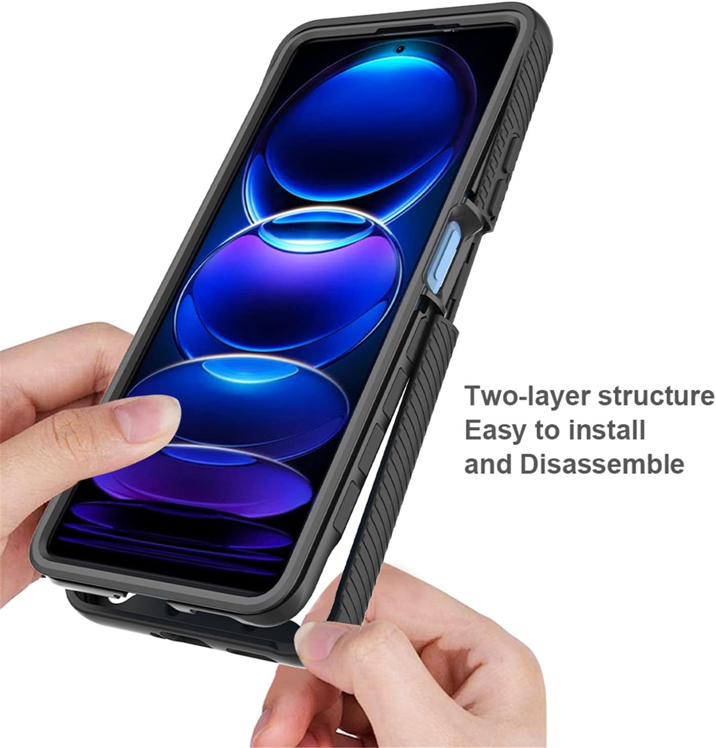 Funda para teléfono Xiaomi Poco X5 Pro 5G, Redmi Note 12 Pro 5G, protección de cuerpo completo 360, funda protectora transparente resistente a
