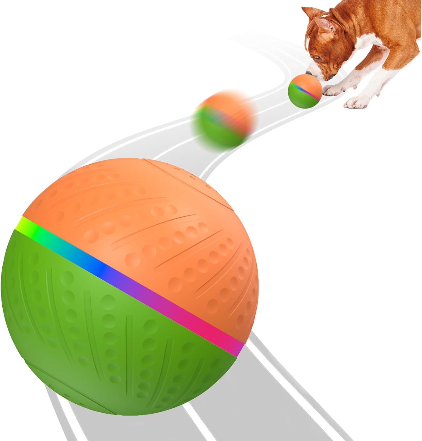 2023 – Pelota interactiva de juguete para perros con sensor de radar mejorado, bola de juguete inteligente para perros, bola rodante para perros