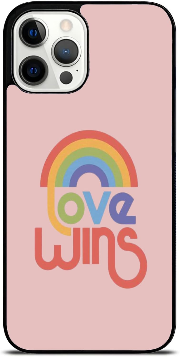 Love Wins Pride Bisexual Flag Bi Sexual LGBT – Funda estética para hombres y mujeres, compatible con MagSafe 13, funda delgada de goma de