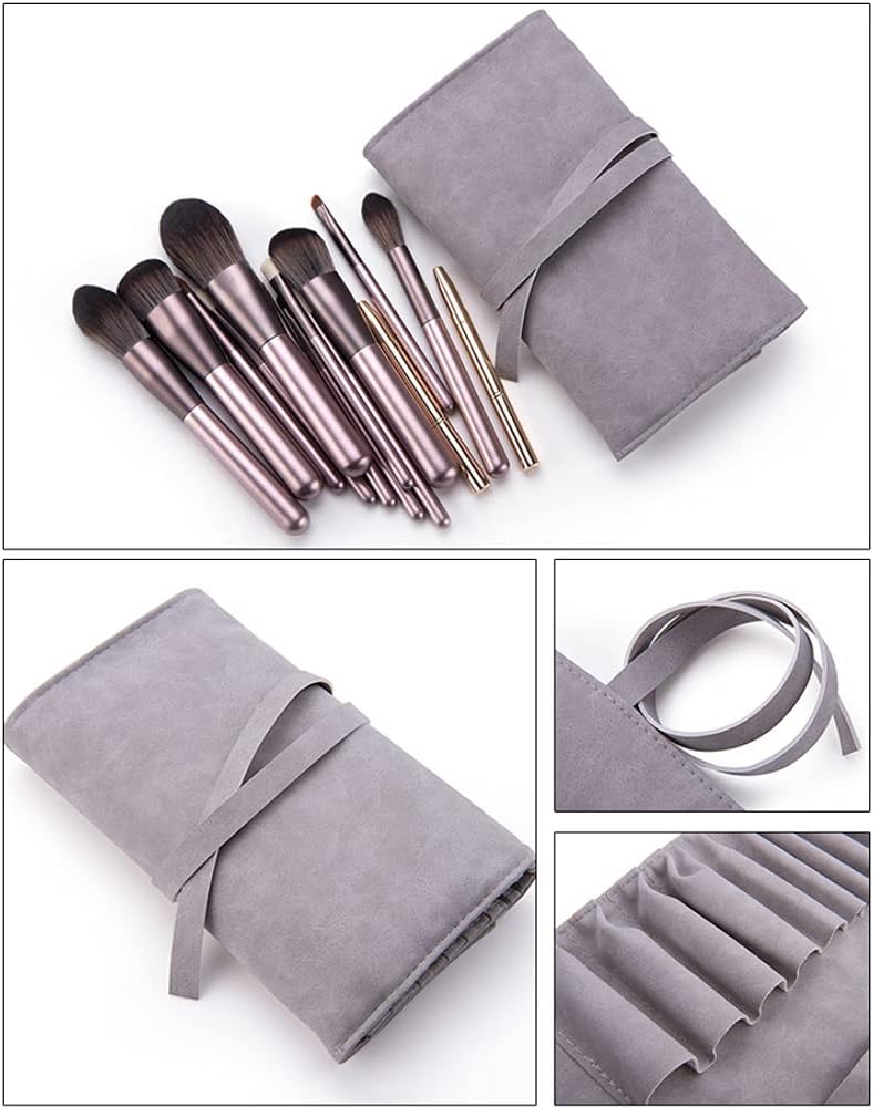 JAMEND CLXP Bolsa para brochas de maquillaje., Púrpura