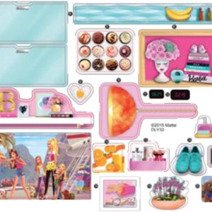 Piezas de repuesto para Barbie 3-Story Townhouse Playset – DLY32 Calcomanías de repuesto – Hoja de etiquetas Piezas de repuesto para Barbie 3-Story Townhouse Playset – DLY32 Calcomanías de repuesto – Hoja de etiquetas