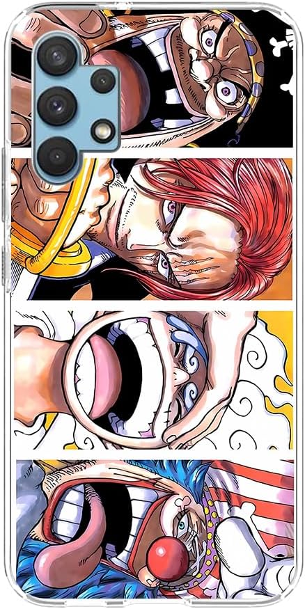 NOLLAM Protect Clear Soft Matte TPU inalámbrico carga transparente silicona líquida cubierta caso para Samsung Galaxy A32 5G Marshall Anime Japón