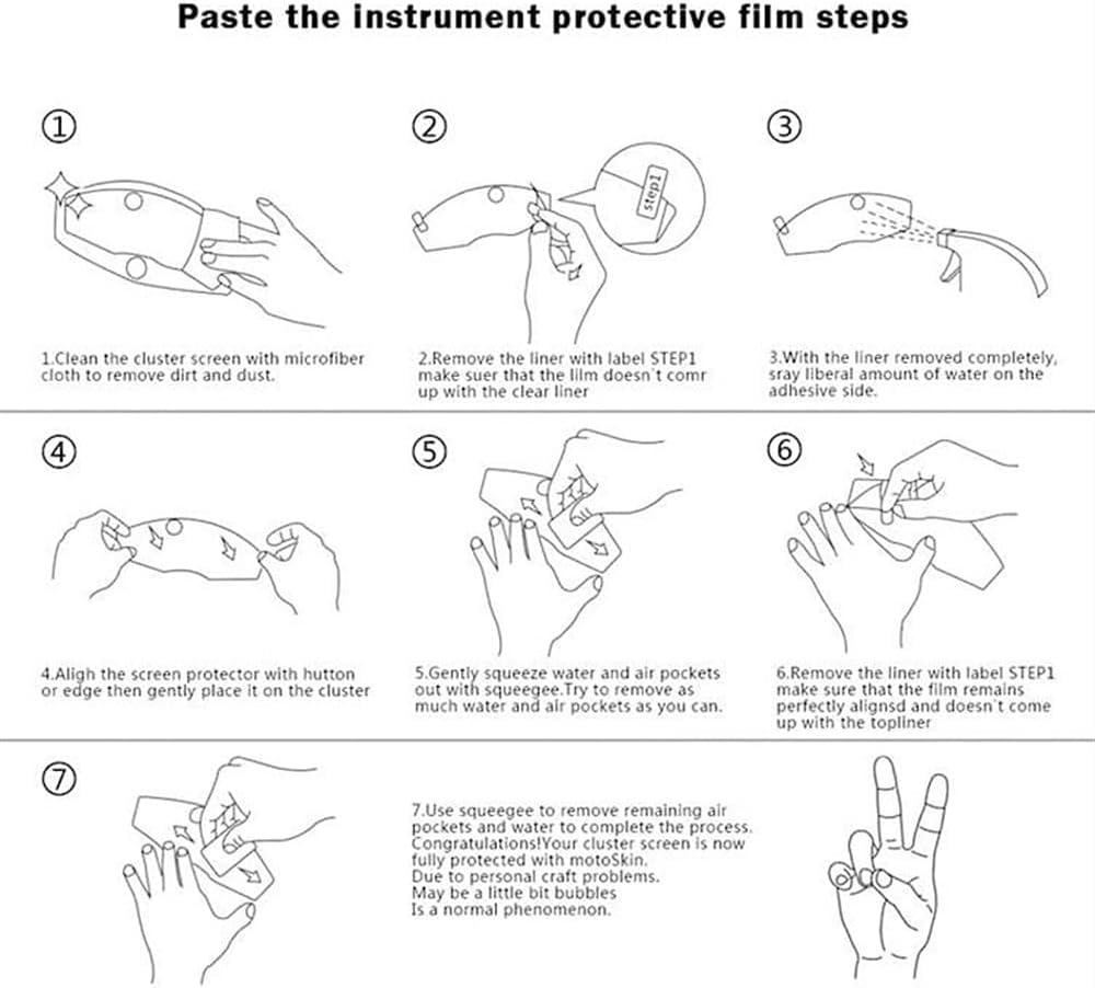 ZAJCI Instrument protective film Motorcycle Screen Protector Sticker Instrument Film Screen Dashboard Protection For Y&AMAHA MT-09 2021 2022 2023