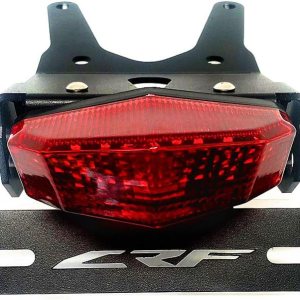 Kit eliminador de guardabarros de cola trasera, luz de freno LED, soporte para placa de matrícula compatible con CRF250L CRF 250L 2013-2019 (rojo) Kit eliminador de guardabarros de cola trasera, luz de freno LED, soporte para placa de matrícula compatible con CRF250L CRF 250L 2013-2019 (rojo)