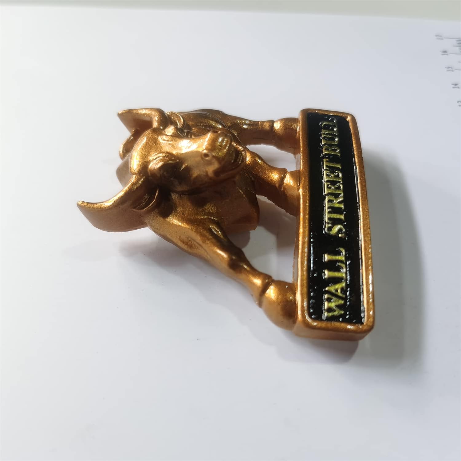 Imán de nevera 3D de Wall Street Bull de Nueva York, Estados Unidos, regalo de recuerdo de resina, hecho a mano, imán para nevera de Nueva York,