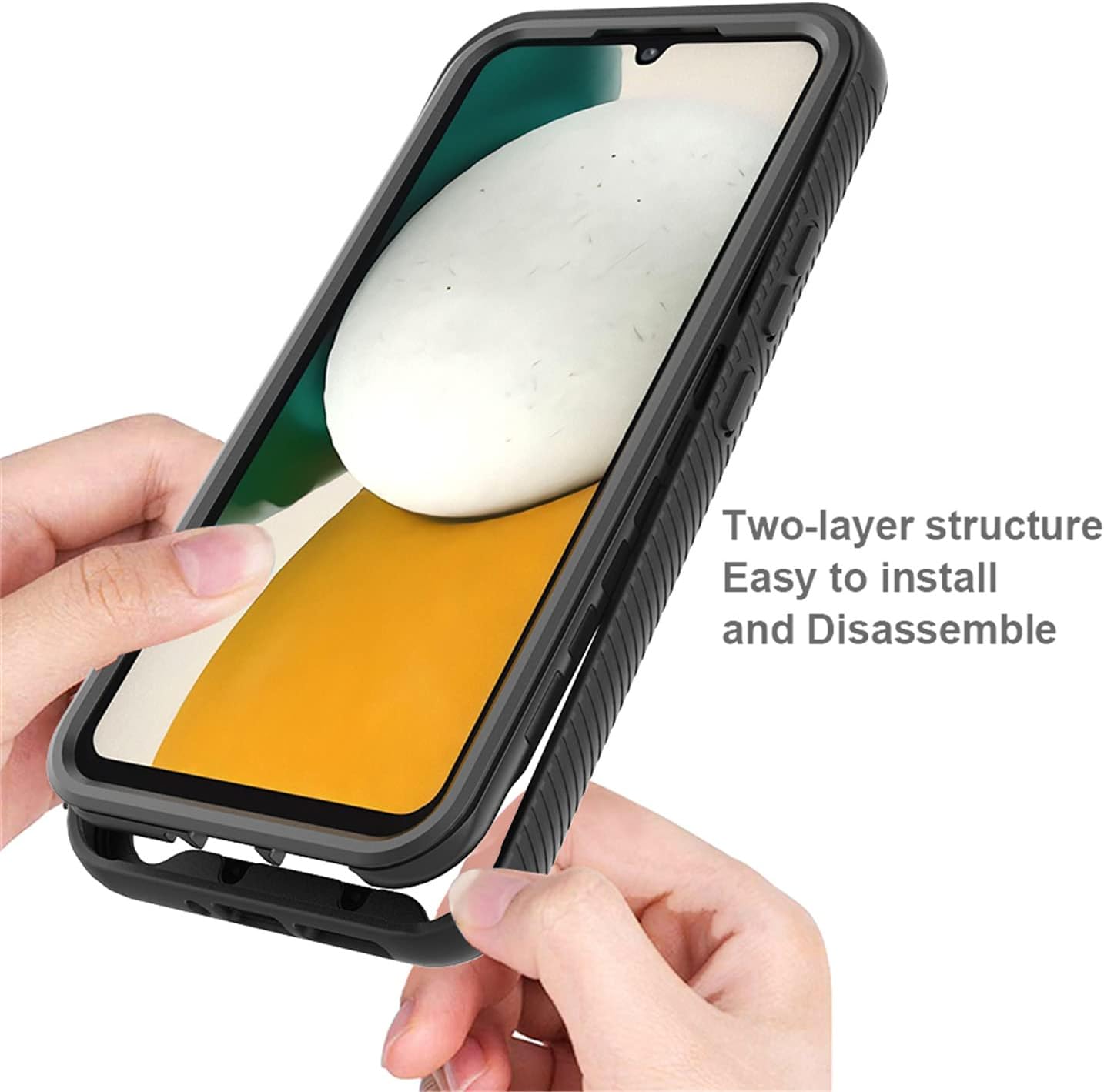 Funda para teléfono Galaxy A34 5G, Samsung Galaxy A34 5G, protección de cuerpo completo 360, funda protectora transparente resistente a prueba de