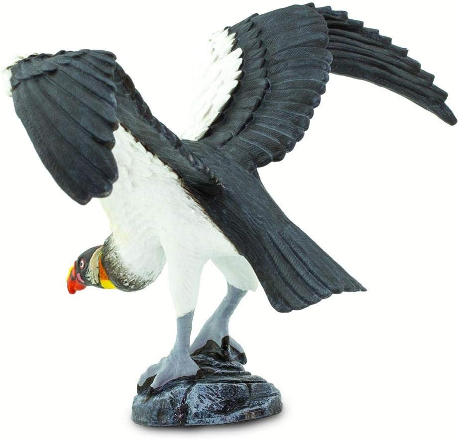 Safari Ltd. Figura de buitre rey  Figura detallada de plástico de 4.75 pulgadas  Divertido juguete educativo para niños, niñas y niños a partir de 3