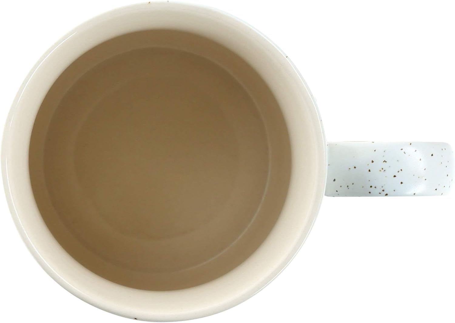 Pavilion Gift Company Retired Under New Management See Grandkids para más detalles taza de té de café de cerámica moteada de 15 onzas, color beige,