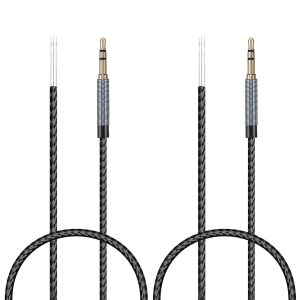 UKCOCO 2 piezas de 1 pie de repuesto de 0.138 in macho a cable desnudo extremo abierto, TRS 3 polos estéreo 18 conector Jack Cable de audio para UKCOCO 2 piezas de 1 pie de repuesto de 0.138 in macho a cable desnudo extremo abierto, TRS 3 polos estéreo 18 conector Jack Cable de audio para