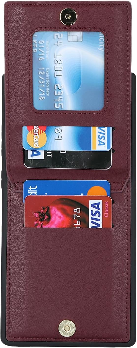 Jaorty Funda para teléfono Samsung Galaxy S22 Ultra con tarjetero, Galaxy S22 Ultra funda para mujer con ranura para tarjeta de identificación de