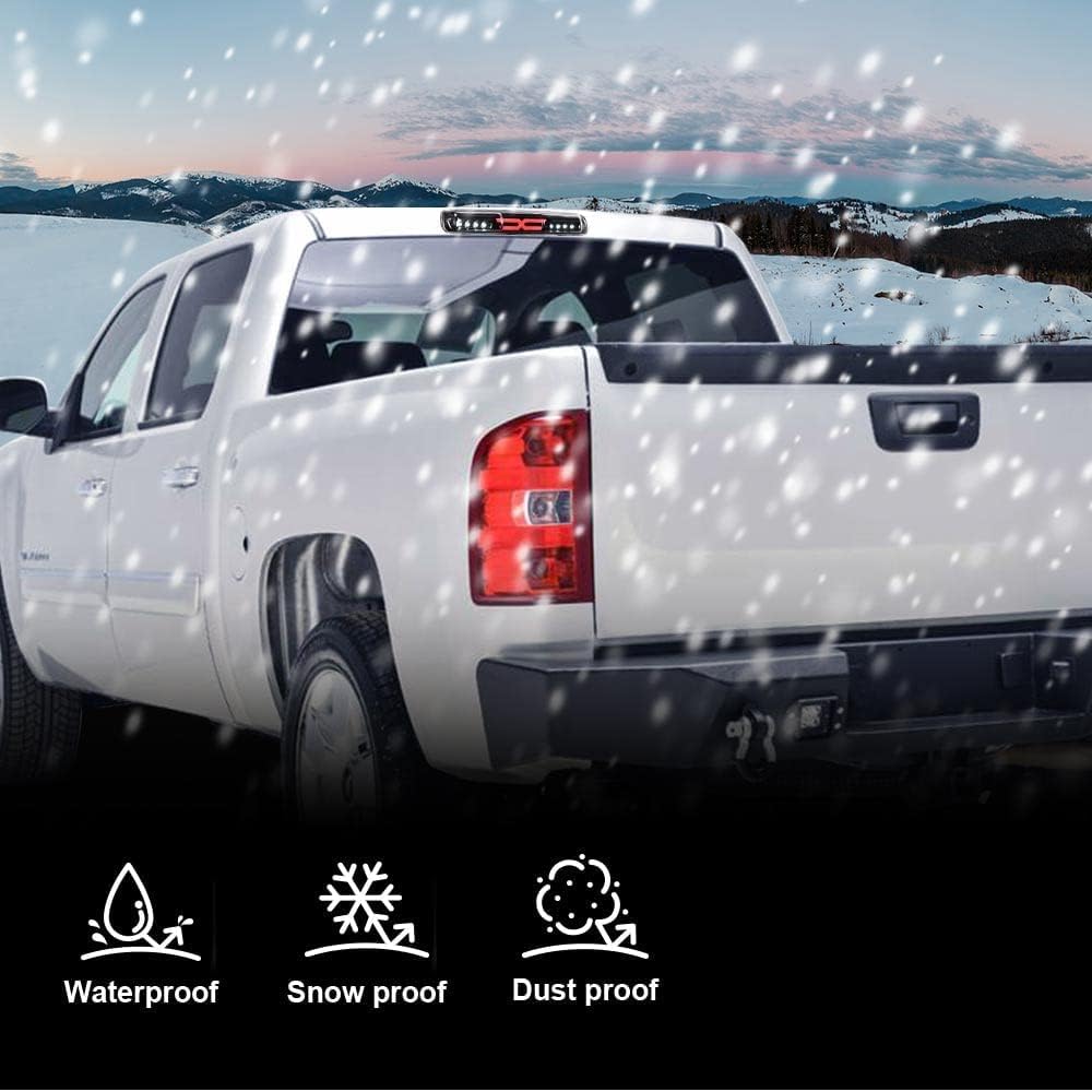 PIT66 3 luz LED de freno, compatible con Chevy Silverado 1500 2500 3500 y modelos HD 99-06 compatible con GMC Sierra 1500 2500 3500 y modelos HD