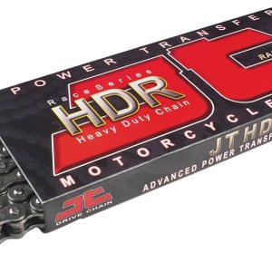 JT Chain JTC428HDR120SL (Serie 428) Cadena de acero negro de 120 eslabones resistente sin junta tórica con enlace de conexión JT Chain JTC428HDR120SL (Serie 428) Cadena de acero negro de 120 eslabones resistente sin junta tórica con enlace de conexión