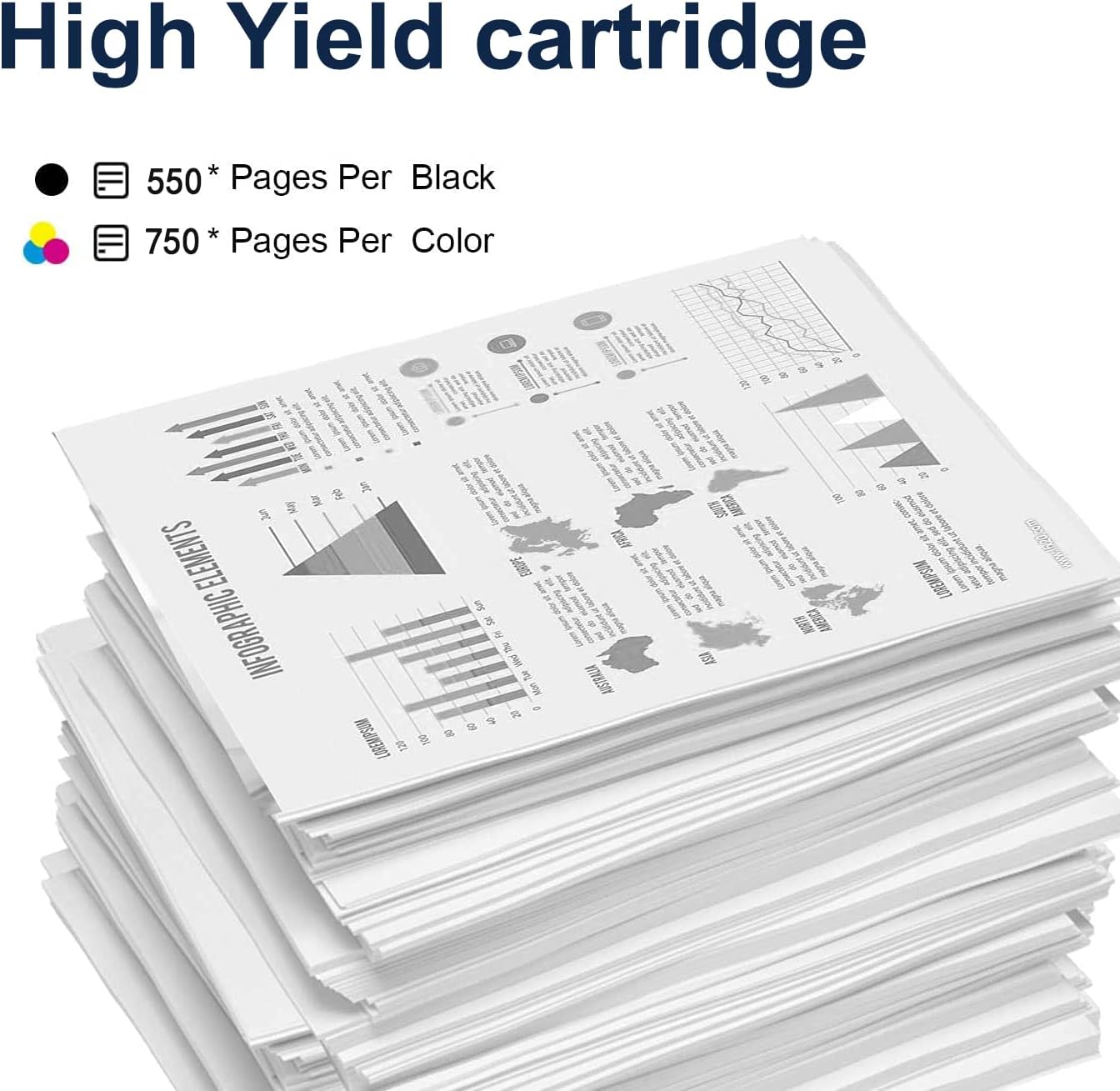 10 cartuchos de tinta para HP 564 compatibles con HP Photosmart 5520 6520 7520 5510 6510 7510 7525 B8550 C6380 D7560 Premium C309A C410 Officejet