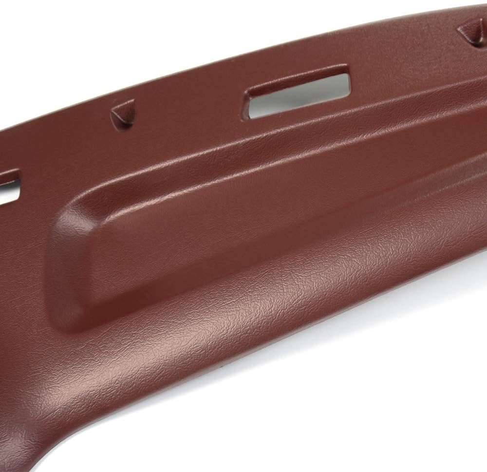 G-PLUS Cubierta de salpicadero moldeada roja compatible con Dodge Ram 150025003500 1994 1995 1996 1997