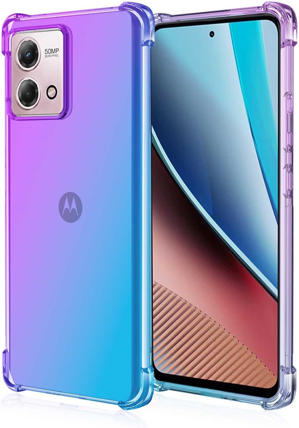 Lmposla Funda para Moto G Stylus 4G 2023, a prueba de golpes, delgada, flexible, TPU suave, bolsa de aire, anticaída, para Motorola Moto G Stylus 4G