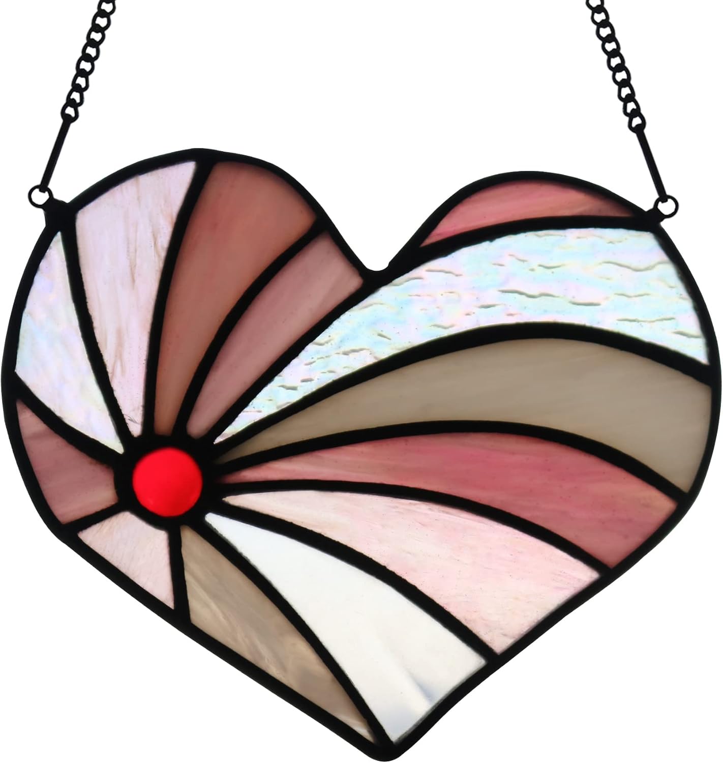 Regalo para mamá, atrapasoles con forma de corazón, para colgar en la ventana, regalo de cumpleaños en forma de corazón para abuela, tía, hermana,