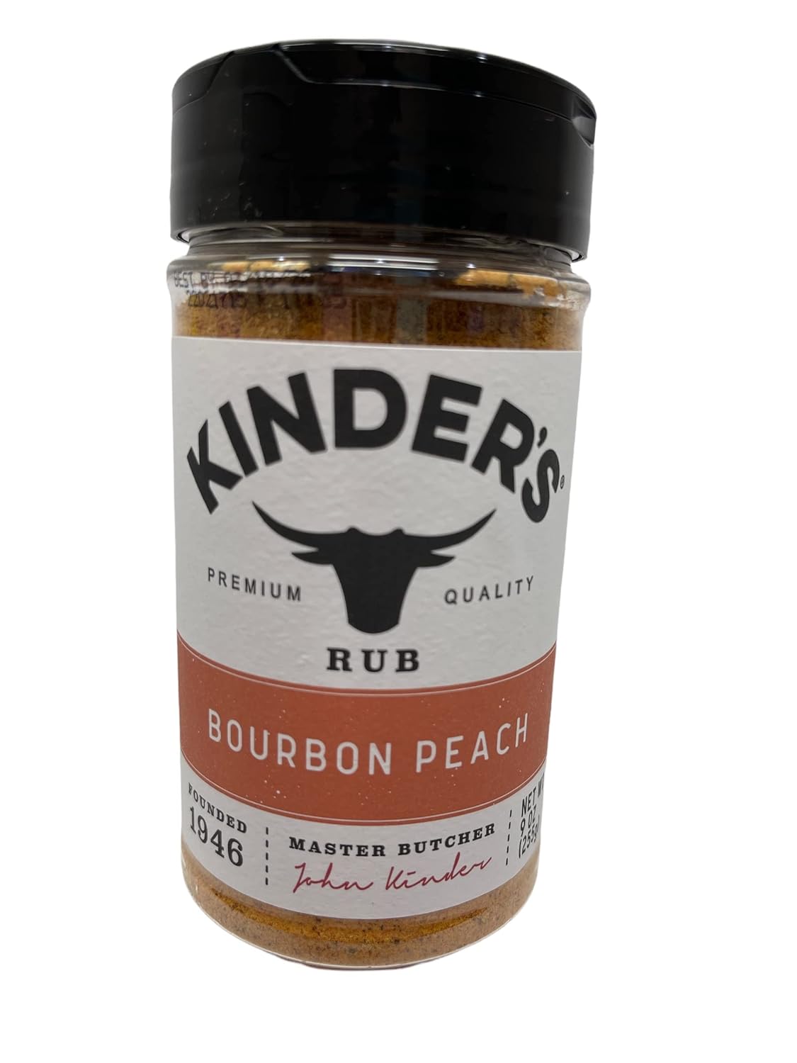 Kinders Seasoning & Rub Bundle Prime Steak, Bourbon Peach, The Blend y ThisNThat Recipe Card