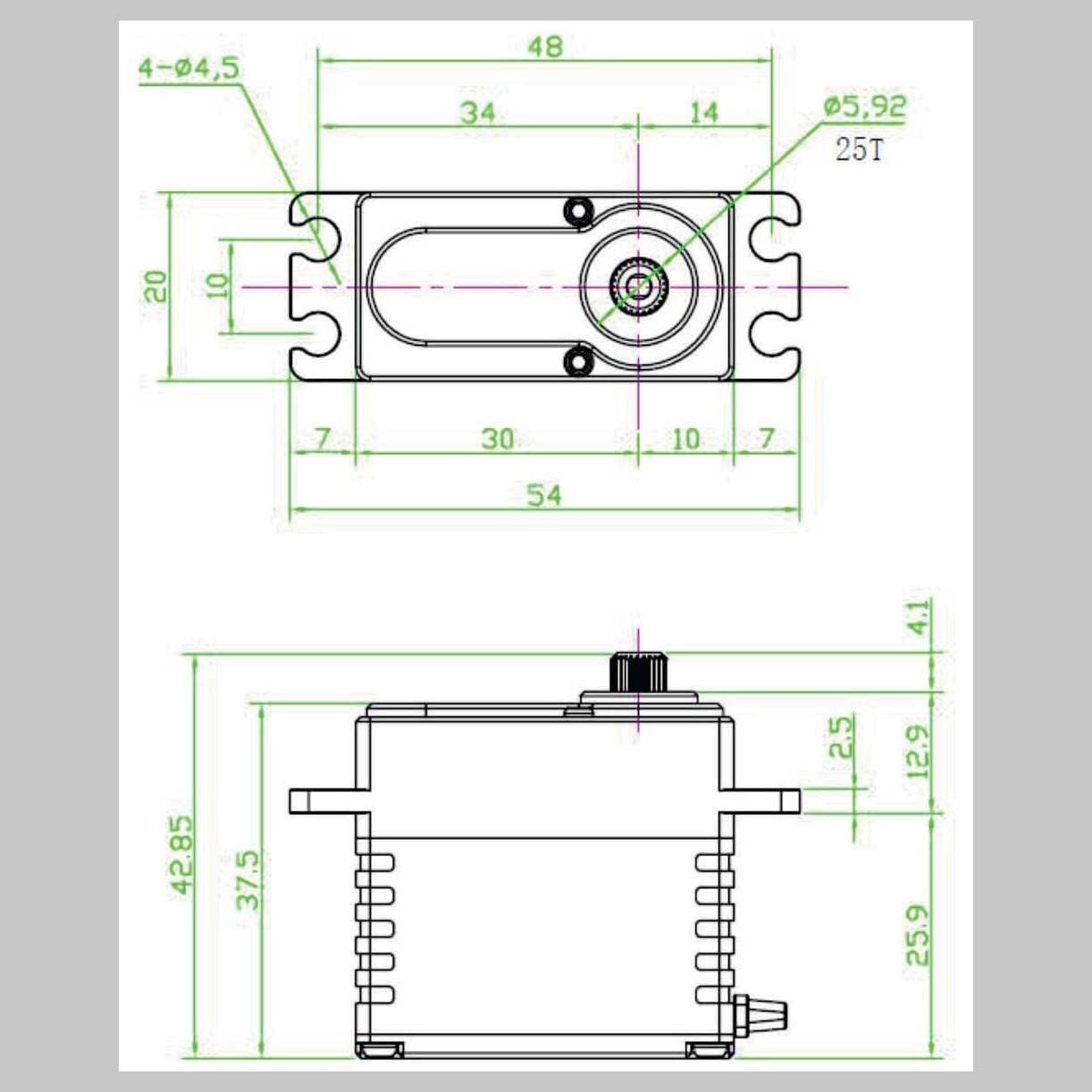 REEFS RC 422HDv2 Servo programable SEHREEFS65 Servos