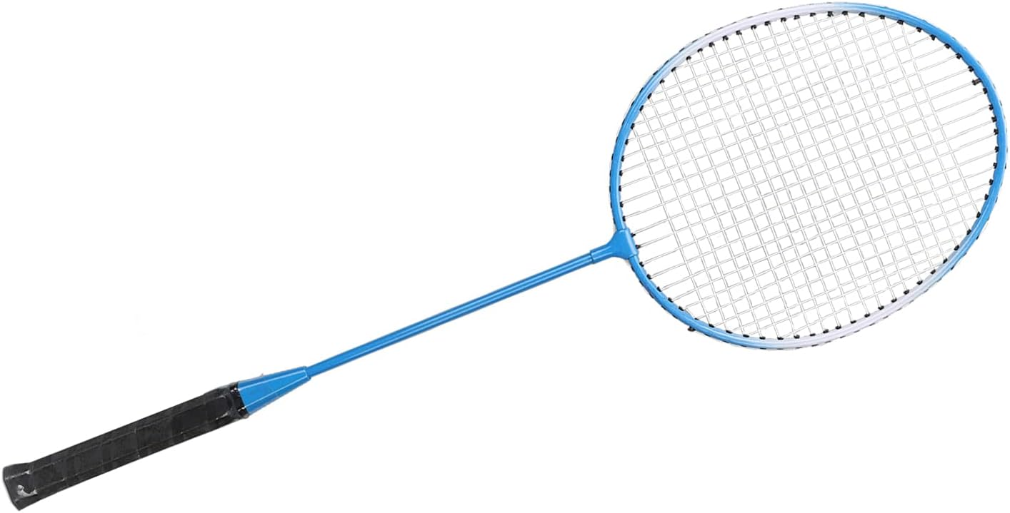 Raqueta de bádminton, raqueta de bádminton, aleación de hierro de alta dureza, agarre cómodo, ligera, ofensiva para senderismo