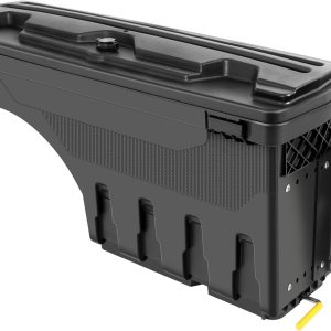ROADFAR Caja de almacenamiento de repuesto para caja de camioneta del lado derecho del pasajero para Dodge Ram 1500 2019-2021, tapa con cerradura ROADFAR Caja de almacenamiento de repuesto para caja de camioneta del lado derecho del pasajero para Dodge Ram 1500 2019-2021, tapa con cerradura