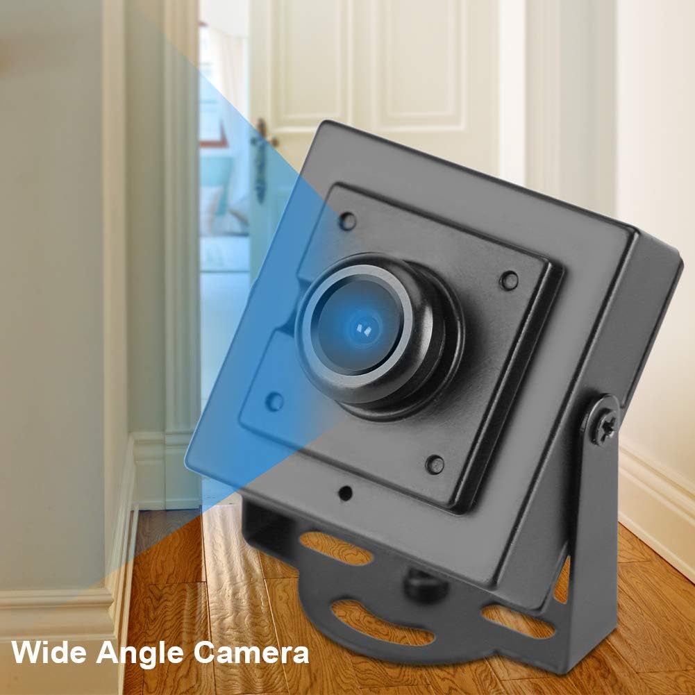 Cámara gran angular, duradera mini HD 700TVL 170 gran angular cámara de vigilancia de fácil instalación de 0.083 in lente cámara de seguridad para