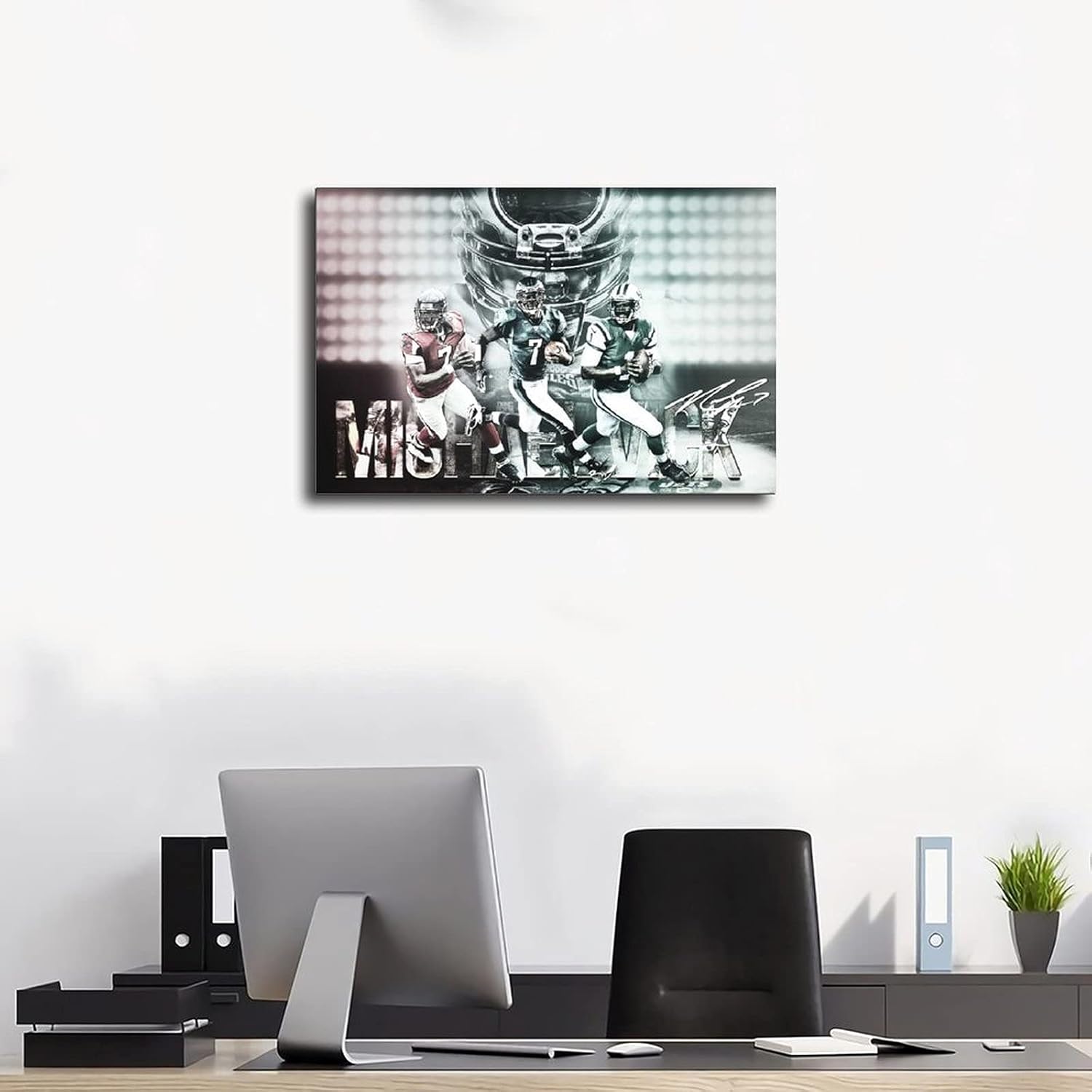 YANGGUANG Pósteres de Michael Vick para retrato, arte en lienzo para dormitorio, decoración de pared, oficina, dormitorio, habitación, regalo, sin