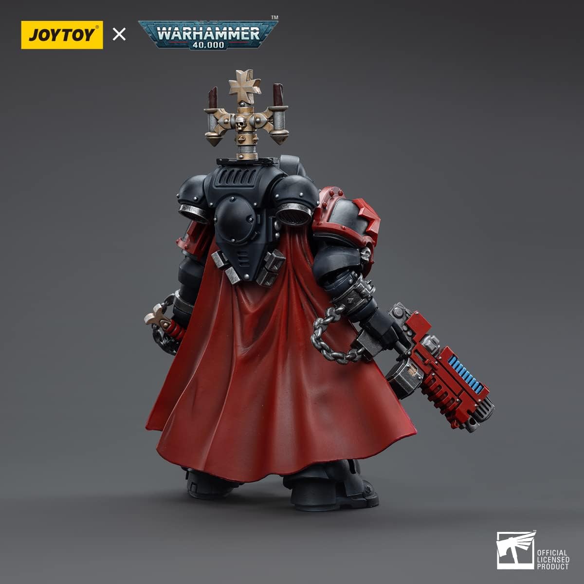 HiPlay JoyToy Warhammer 40K Black Templars Sword Brothren Brother Lombast Figura de acción coleccionable a escala 118
