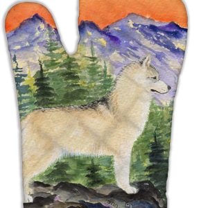 Caroline’s Treasures SS8285OVMT – Manopla de horno husky siberiano, grande, multicolor Caroline’s Treasures SS8285OVMT – Manopla de horno husky siberiano, grande, multicolor