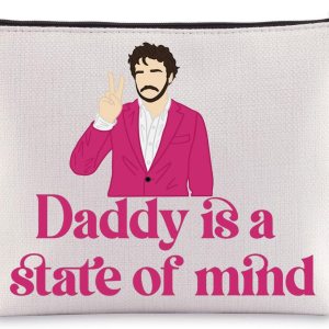 Pedro Bolsa de maquillaje cosmético Actor Fans de la película Regalos Daddy Is A State Of Mind Makeup Zipper Bag Actor Quote Merchandise, Daddy Is Pedro Bolsa de maquillaje cosmético Actor Fans de la película Regalos Daddy Is A State Of Mind Makeup Zipper Bag Actor Quote Merchandise, Daddy Is