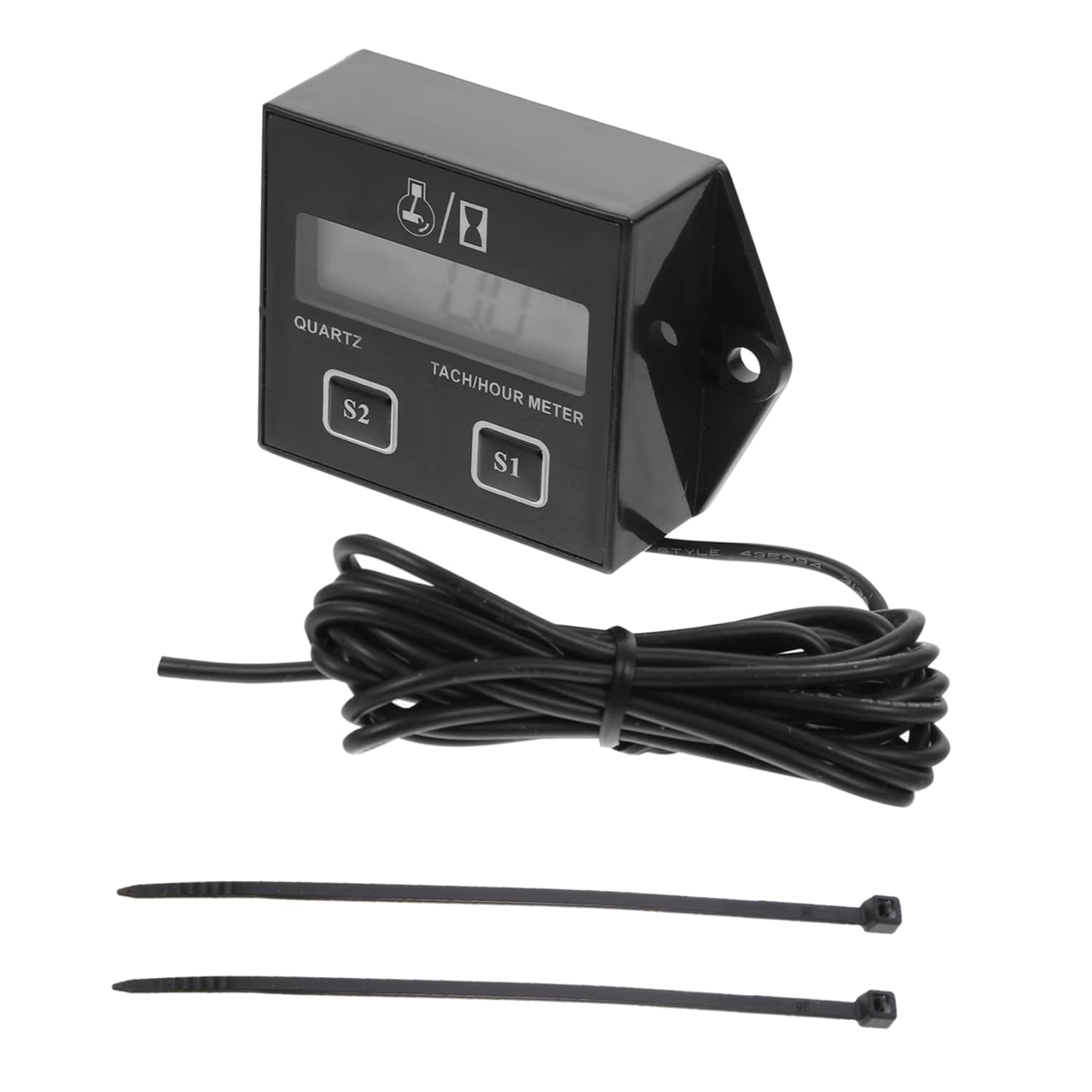 SUPVOX 3 Pcs Digital Tachometer Motorcycle Digital Tach Hour Meter Engine Tachometer Timer LCD