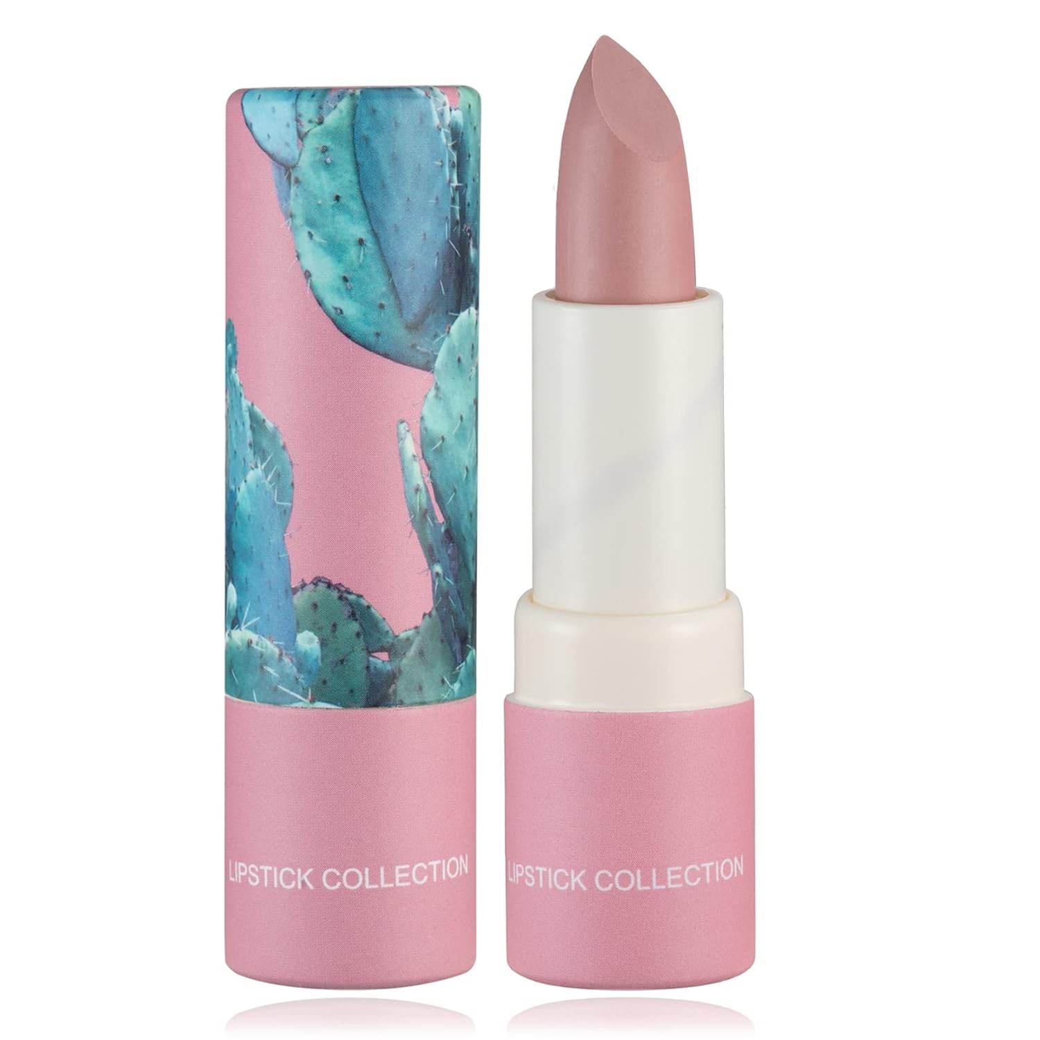 Fusang Juego de 3 lápices labiales mate color nude, lápiz labial mate de larga duración para mujeres, juego de brillo labial nutritivo para mujeres,