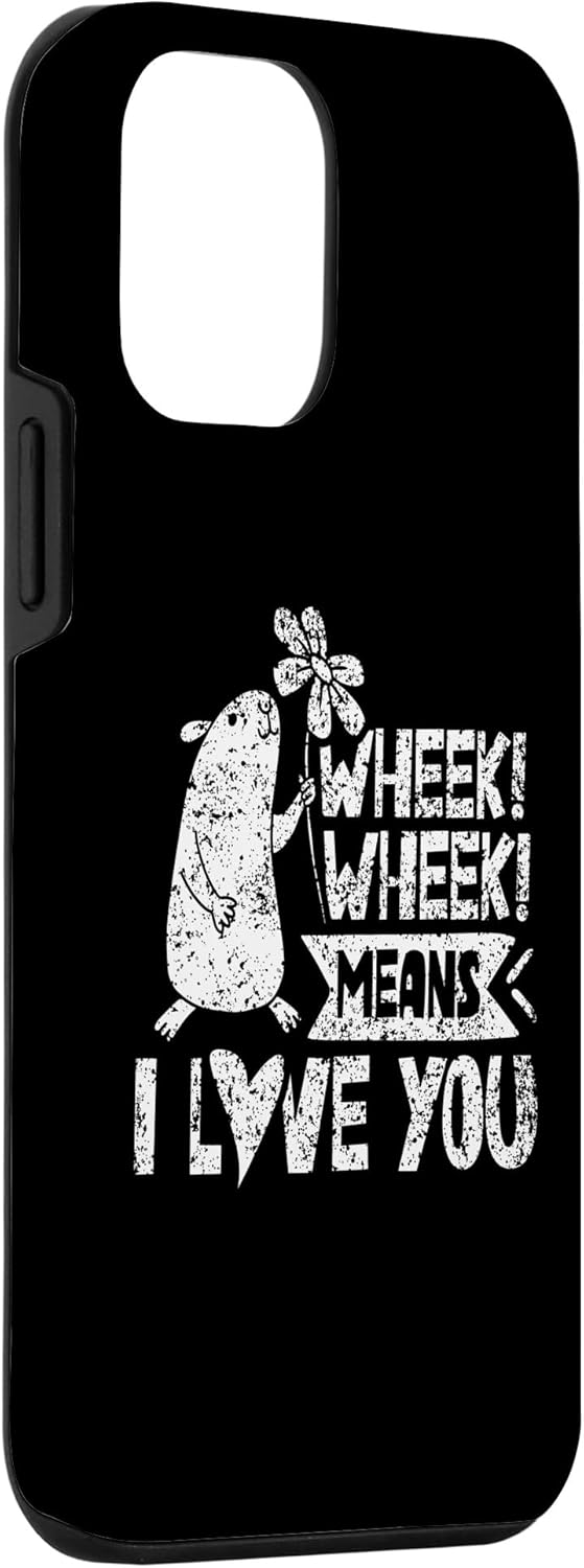 iPhone 12 mini Wheek Wheek Means I Love You Lover Guinea Pig Pet Animal Case