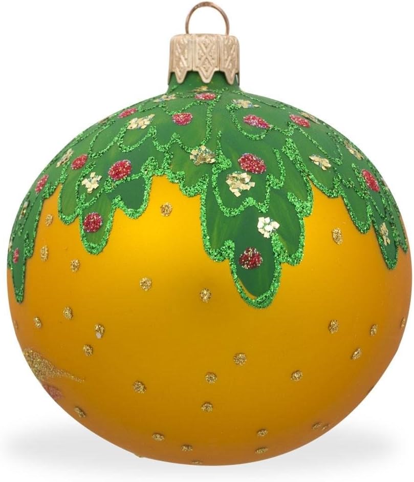 Caballo caprichoso con globos flotantes, bola de vidrio soplado, adorno de Navidad de 3.25 pulgadas