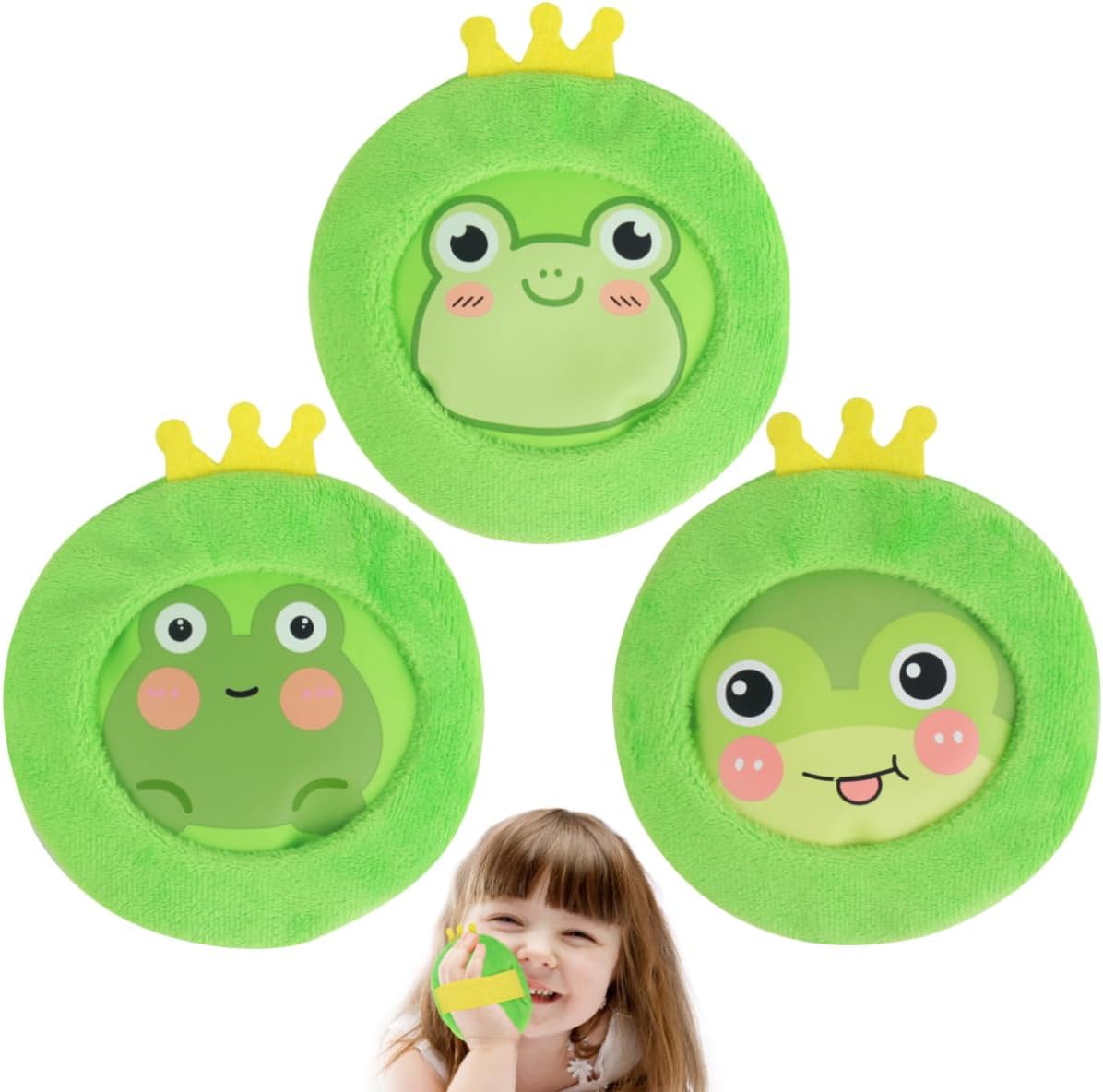 Hilph Paquetes de hielo para niños Boo Boos, Reuable paquetes de agua fría para niños con correas de mano y mangas suaves para aliviar el dolor,