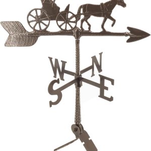 Veleta Country Doctor de aluminio de 24 – Veleta al aire libre con adorno – Decoración de techo de metal – Montaje incluido (4 a elegir) – Veleta Veleta Country Doctor de aluminio de 24 – Veleta al aire libre con adorno – Decoración de techo de metal – Montaje incluido (4 a elegir) – Veleta