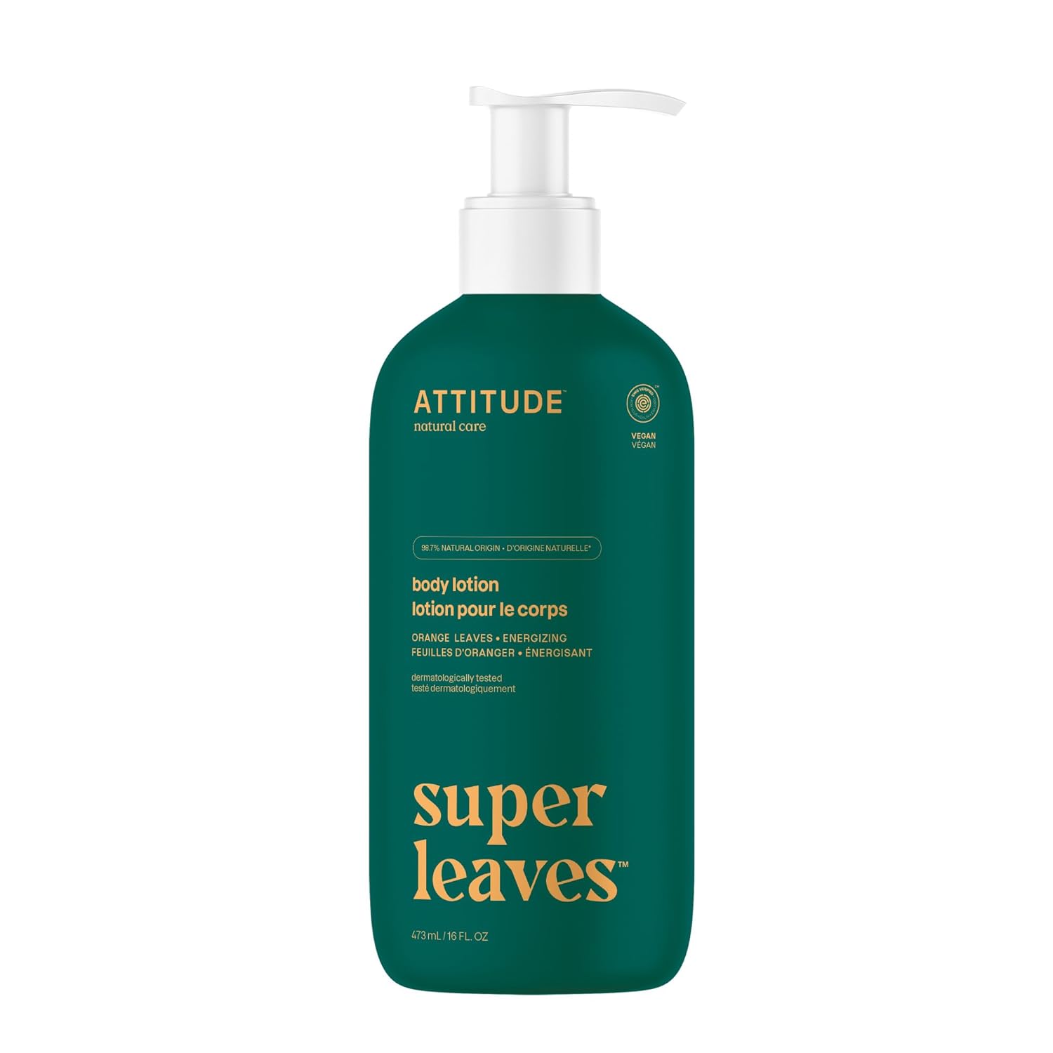ATTITUDE Loción corporal, humectante verificado por EWG, productos veganos para el cuidado de la piel, no grasa, hidratante para piel seca, libre de