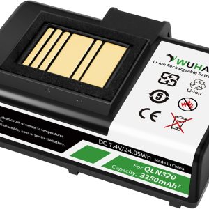 WUHAO Batería de repuesto para impresora Zebra ZQ520 2023 actualizada 3250mAh para impresoras Zebra QLn320 QLn220 ZQ500 ZQ510 ZQ610 ZQ610HC ZQ620 WUHAO Batería de repuesto para impresora Zebra ZQ520 2023 actualizada 3250mAh para impresoras Zebra QLn320 QLn220 ZQ500 ZQ510 ZQ610 ZQ610HC ZQ620