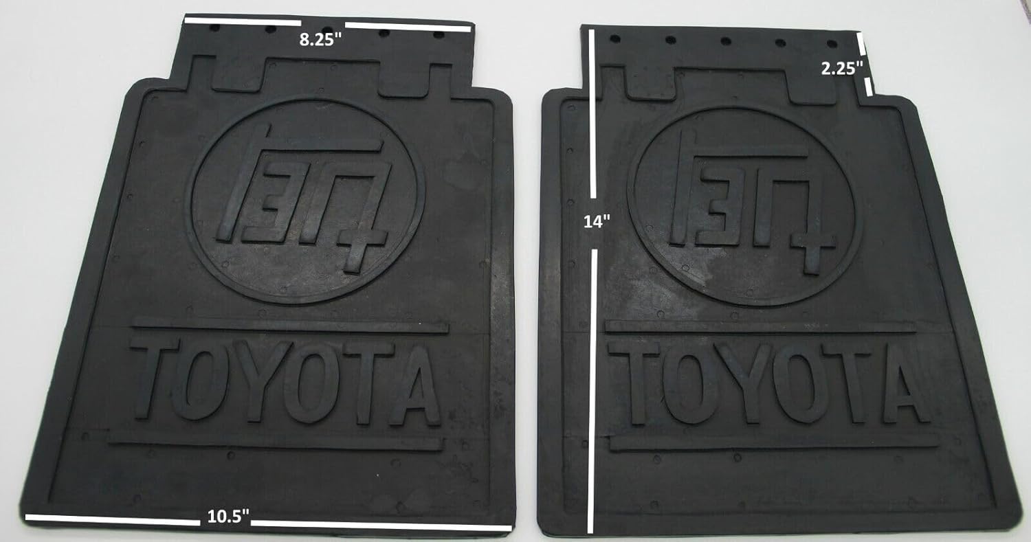 Aftermarket – Aletas de fango de repuesto para Toyota Land Cruiser BJ40 BJ42 HJ45 FJ40 FJ45 Mudflap Mud Guard Par