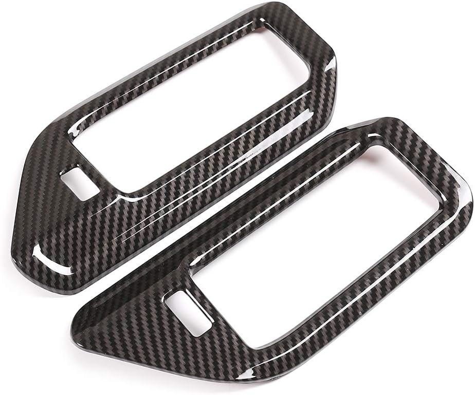 YIWANG – Marco de ventilación de plástico ABS para interior de coche, 2 unidades, para BMW X5 G05 2019 2020