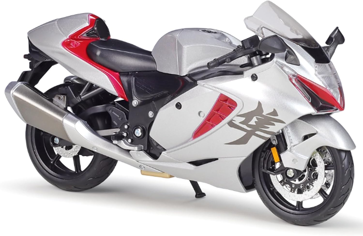 Escala 112 Modelo de motocicleta Hayabusa 2022 Metal fundido a presión con piezas de plástico