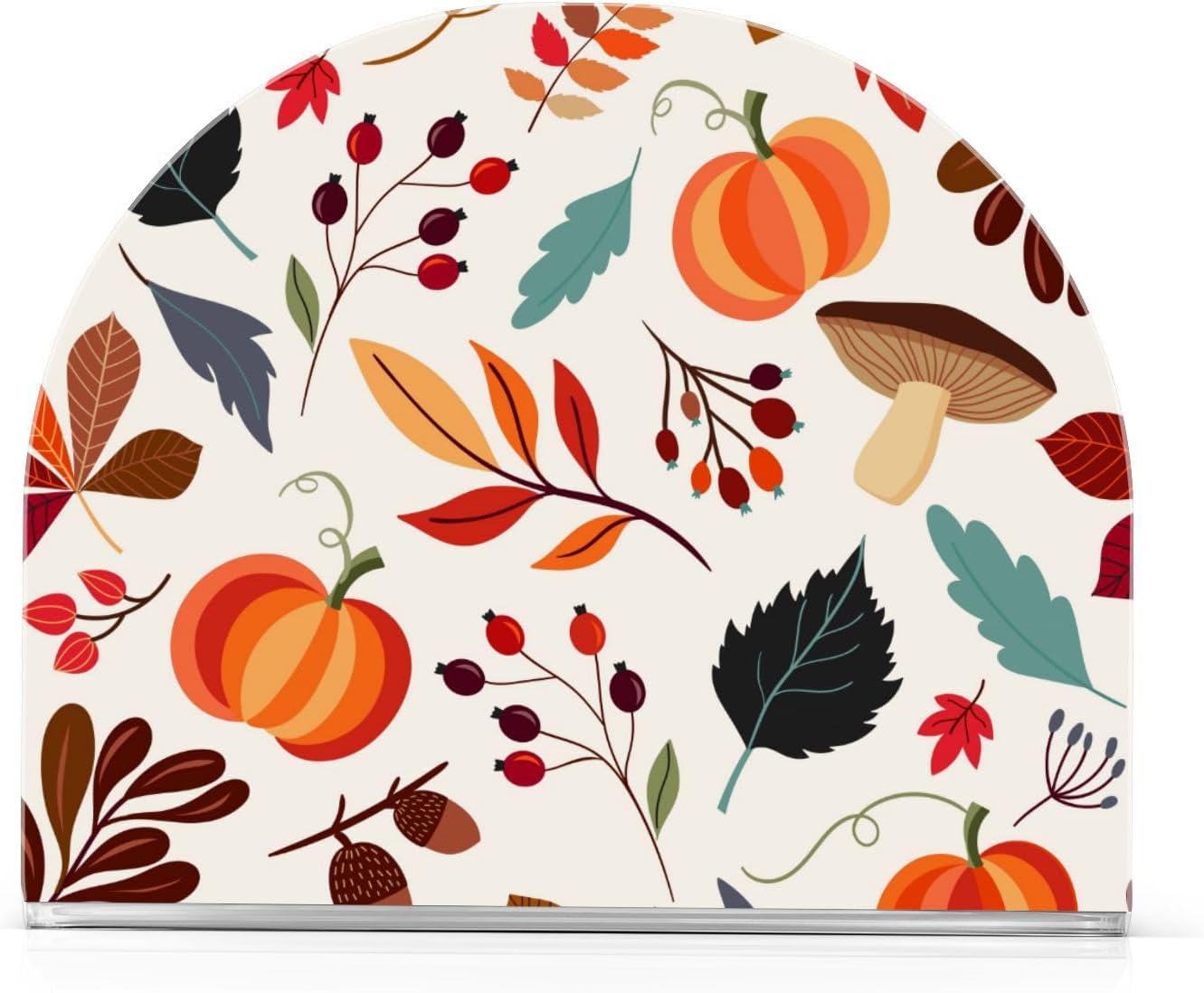 Servilletero de otoño de calabaza para mesa, dispensadores de servilletas de tejido acrílico, servilleteros de cóctel para fiestas, bodas, eventos,