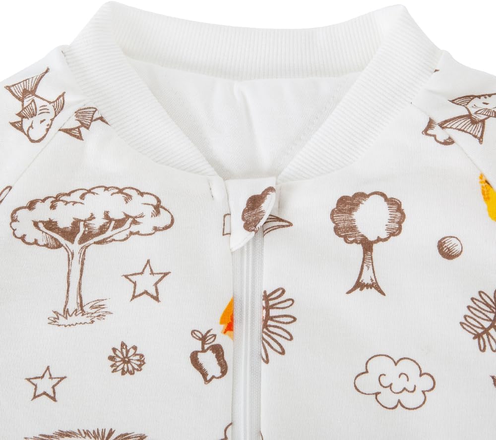 Saco de dormir para bebé con pies 1.5tog Otog Otoño Invierno Manta Ponible Camisones, León