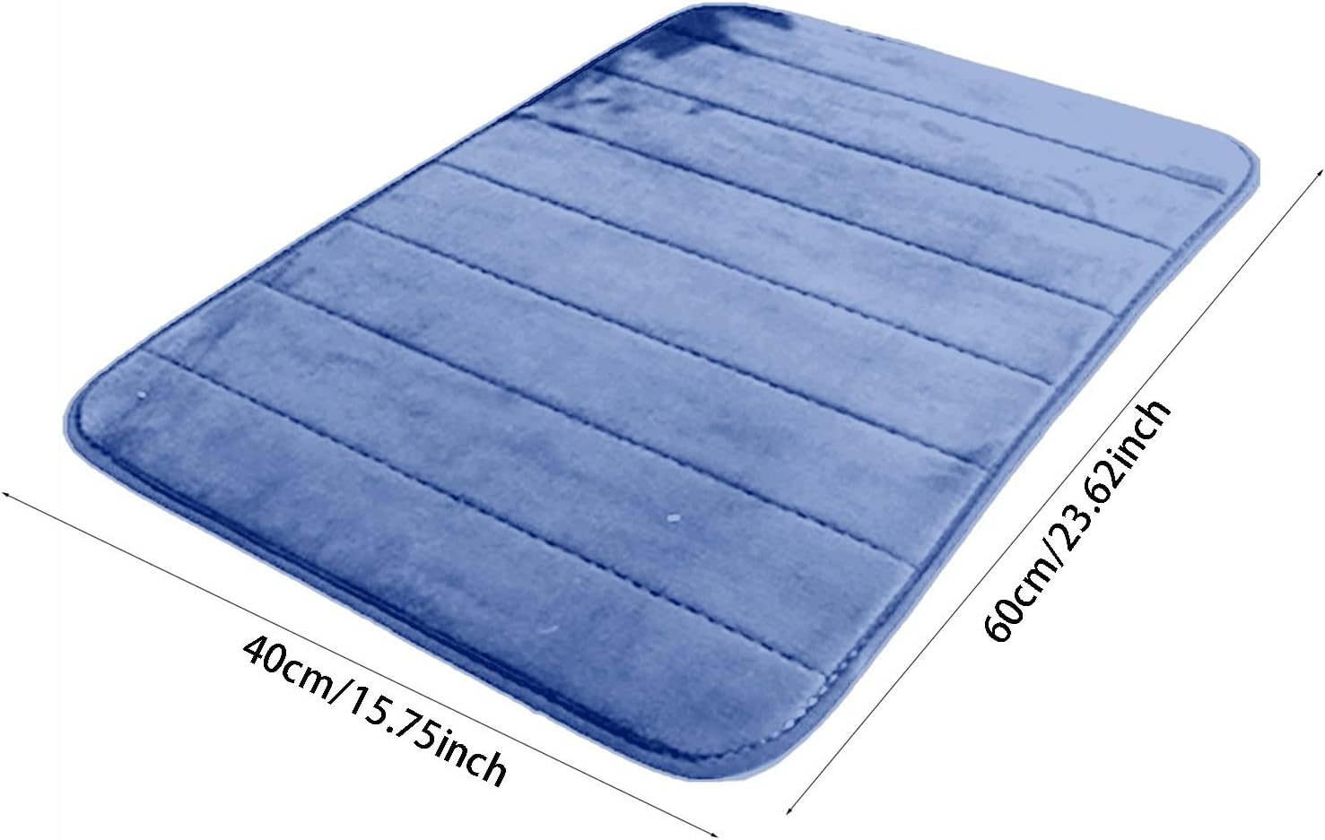 Tapete de cocina antifatiga, tapete rojo absorbente de espuma viscoelástica, tapete de ducha suave y absorbente, tapete de baño antideslizante para