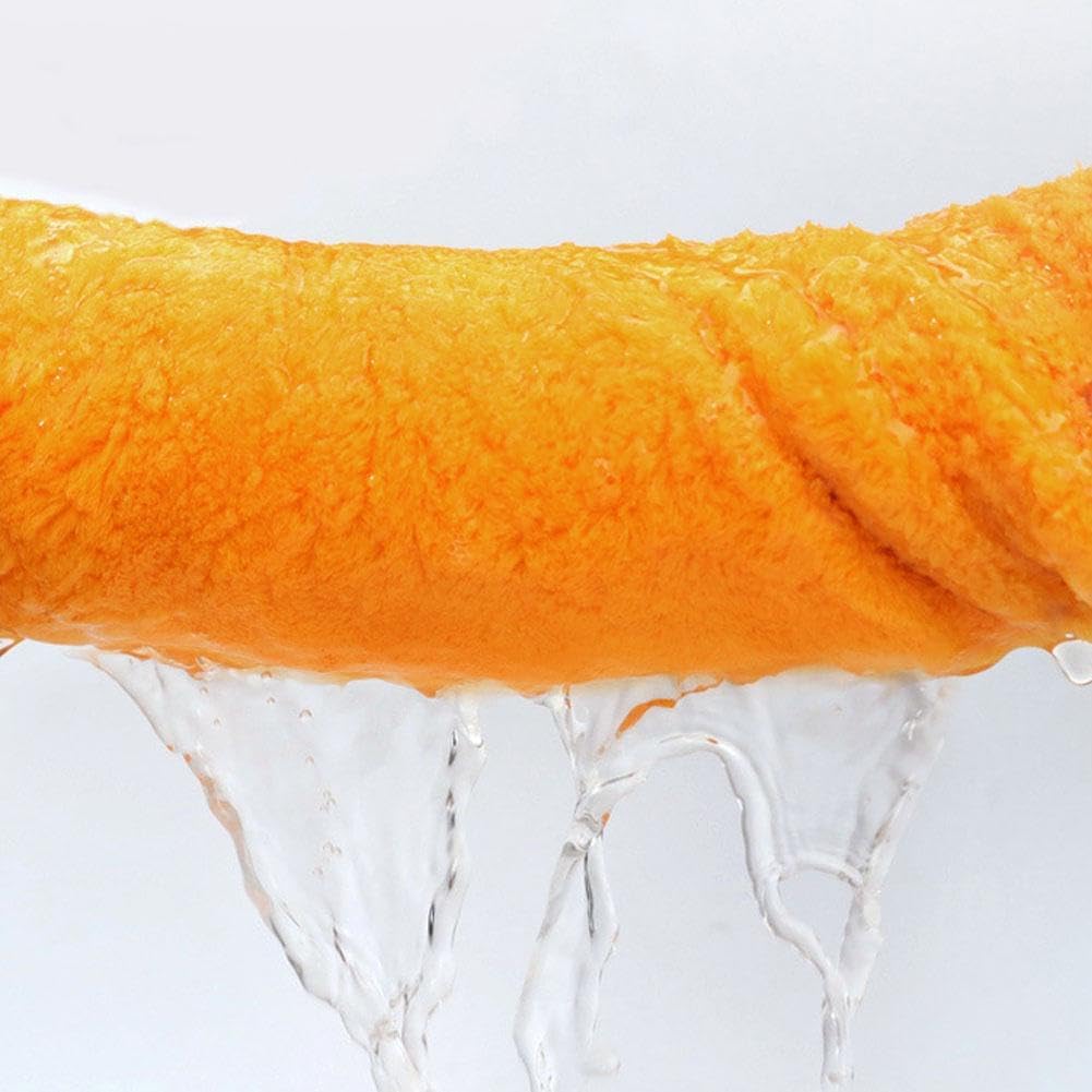 Toalla de microfibra para secar el cabello, toalla de pelo súper absorbente, turbante mágico de secado rápido para mujeres, gorro de baño con bonito